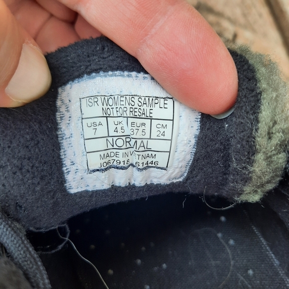 Merrell MQM Ace Fleece 1TRL Black/Olive Suede Leather Wool Trail Shoes Size 7 - Picture 14 of 16